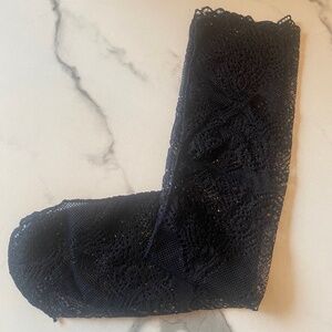 NWOT black Lace socks